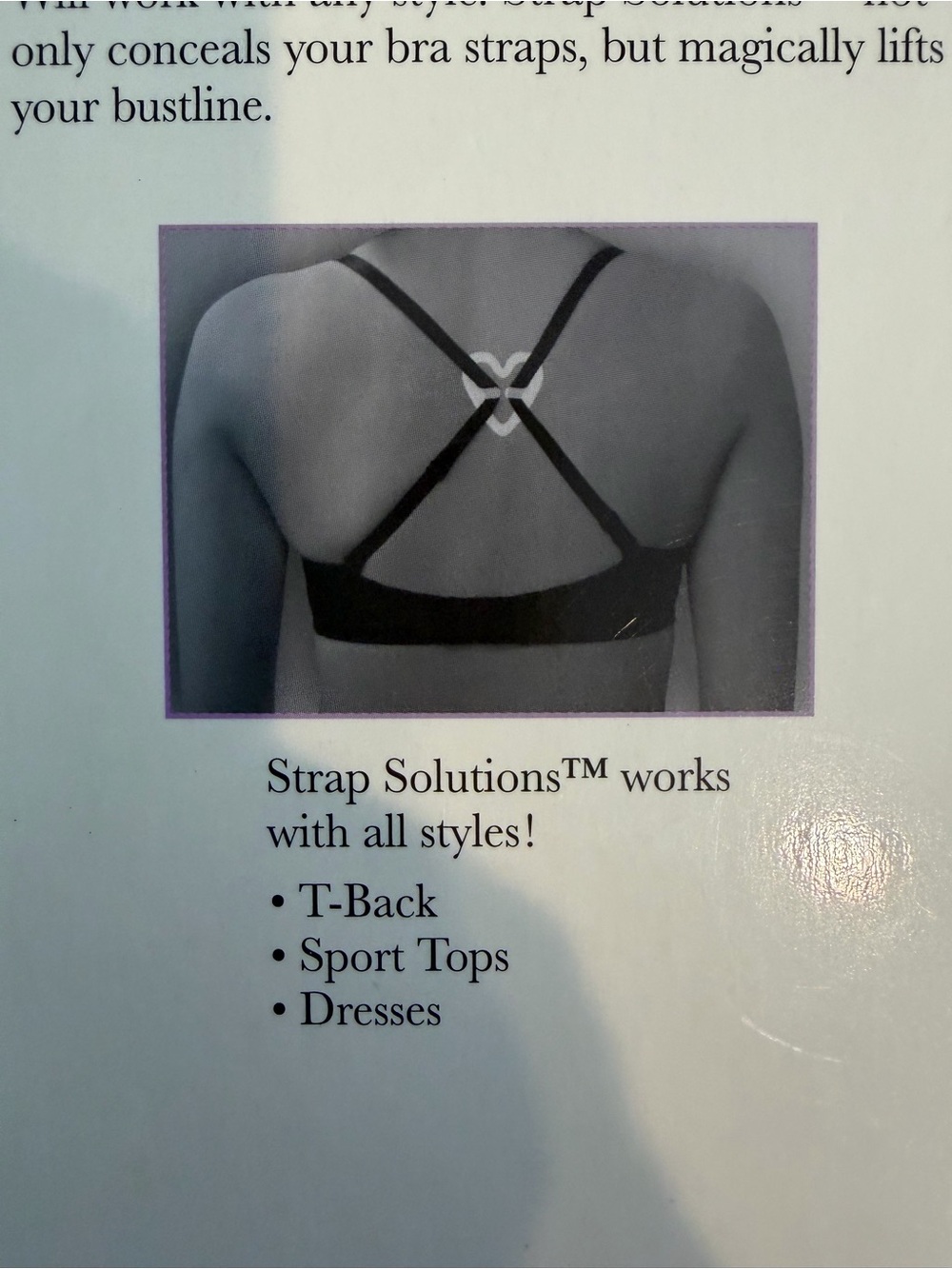 NEW Strap Solutions - Hide Your Bra Strap Set of 3 Connector Accessory.
